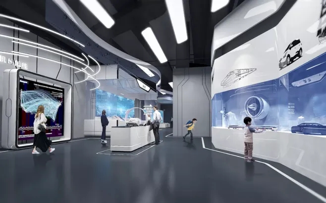 展會布局設(shè)計(jì)中展現(xiàn)藝術(shù)感效果