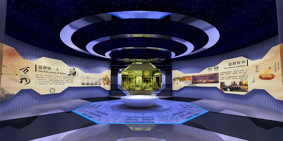 企業(yè)展廳打造完善的科技感